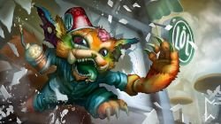 Gnar (Skin Concept) by Gevurah-Studios HD 4k Wallpaper Fan Art Artwork League of Legends lol