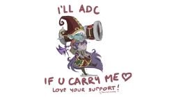 Tristana & Lulu (ADC & Support) by Sanshikisumire HD Wallpaper Fan Art Artwork League of Legends lol