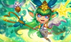 Star Guardian Lulu Splash Art HD 4k 6k Wallpaper Background Official Art Artwork League of Legends lol