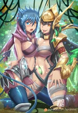 Female Rengar & Kha'Zix by TorahimeMax Gender Swap Bend HD Wallpaper Fan Artwork League of Legends lol