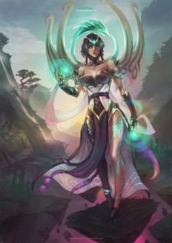 Karma by MonoriRogue HD Wallpaper Fan Art Artwork League of Legends lol