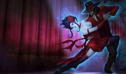 Tango Evelynn Splash Art League of Legends Artwork Wallpaper lol