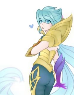 Cute Dawnbringer Riven by LesuArt HD Wallpaper Background Fan Art Artwork League of Legends lol