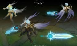 Dawnbringer Riven Concept by yideth HD Wallpaper Background Official Art Artwork League of Legends lol