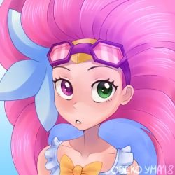 Pool Party Zoe by odekoyma (3) HD Wallpaper Background Fan Art Artwork League of Legends lol