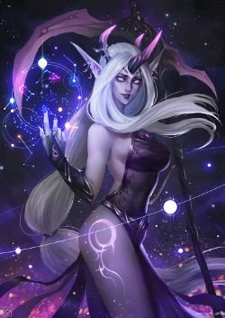 Darkness Ionia Soraka by 小归MIST HD Wallpaper Background Fan Art Artwork League of Legends lol