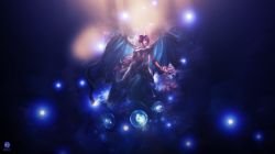 Victorious Morgana by Aynoe HD Wallpaper Fan Art Artwork League of Legends lol