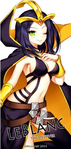 LeBlanc by Opalheart HD Wallpaper Fan Art Artwork League of Legends lol