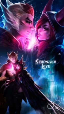 Xayah & Rakan by Ginkochan-ediciones HD Wallpaper Fan Art Artwork League of Legends lol