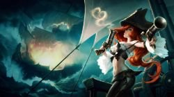 Classic Miss Fortune Splash Art League of Legends Artwork Wallpaper lol