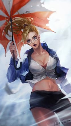 Forecast Janna by OrekiGenya HD Wallpaper Fan Art Artwork League of Legends lol