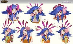 Neeko Concept by Daniel Orive (4) HD Wallpaper Background Official Art Artwork League of Legends lol