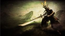 Samurai Yi by Soinnes HD Wallpaper Fan Art Artwork League of Legends lol