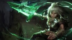 Riven by xoco1 HD Wallpaper Background Fan Art Artwork League of Legends lol