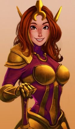 Leona by Raichiyo33 HD Wallpaper Fan Art Artwork League of Legends lol