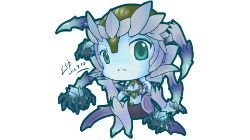 Chibi Death Blossom Elise by みかみ HD Wallpaper Fan Art Artwork League of Legends lol