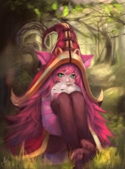 Lulu by moo HD Wallpaper Fan Art Artwork League of Legends lol