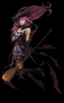 Bewitching Janna by Steve Zheng HD Wallpaper Background Fan Art Artwork League of Legends lol
