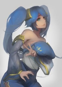 Sona by Pandea Work (2) HD Wallpaper Fan Art Artwork League of Legends lol