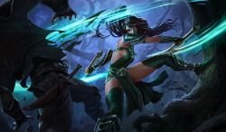 Classic Akali Splash Art League of Legends Artwork Wallpaper lol