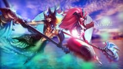 Nami & Koi Nami by WR-Dwyndle HD Wallpaper Fan Artwork League of Legends lol