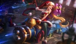 Ambitious Elf Jinx Splash Art HD 4k 6k Wallpaper Background Official Art Artwork League of Legends lol