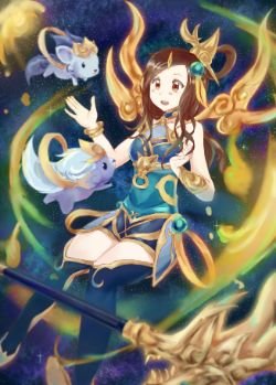 Lunar Empress Lux by SFrostWing HD Wallpaper Background Fan Art Artwork League of Legends lol