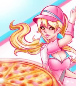 Pizza Delivery Sivir by JamilSC11 HD Wallpaper Background Fan Art Artwork League of Legends lol