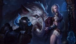 Traditional Sejuani Splash Art HD 4k 6k Wallpaper Background Official Art Artwork League of Legends lol