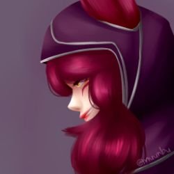 Xayah by Muunbu HD Wallpaper Background Fan Art Artwork League of Legends lol
