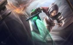 Riven by VegaColors HD Wallpaper Fan Art Artwork League of Legends lol
