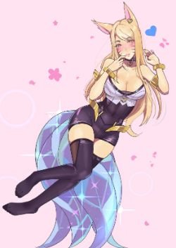 K/DA Ahri by globburt HD Wallpaper Background Fan Art Artwork League of Legends lol