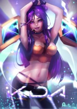 K/DA Kai'Sa by NekerosNeki HD Wallpaper Background Fan Art Artwork League of Legends lol (2)