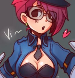 Officer Vi by LataeDelan HD Wallpaper Fan Art Artwork League of Legends lol