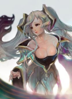 Sona by D☆Lange HD Wallpaper Fan Art Artwork League of Legends lol