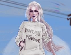 Diana by bruuninferreira HD Wallpaper Background Fan Art Artwork League of Legends lol