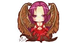 Chibi Blackthorn Morgana by みかみ HD Wallpaper Fan Art Artwork League of Legends lol