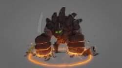 Malphite by H4xe HD Wallpaper Fan Art Artwork League of Legends lol