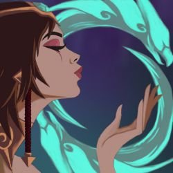Karma by No-sabe HD Wallpaper Fan Art Artwork League of Legends lol