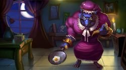Big Bad Warwick Splash Art Chinese League of Legends Artwork Wallpaper lol