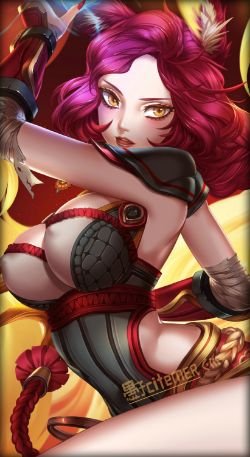 Foxfire Ahri by citemer HD Wallpaper Fan Art Artwork League of Legends lol