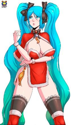 Sexy Christmas Sona by Kyoffie12 HD Wallpaper Fan Art Artwork League of Legends lol