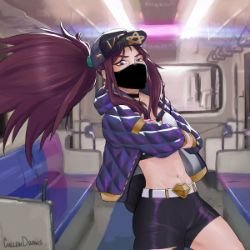 K/DA Akali by cullendraws HD Wallpaper Background Fan Art Artwork League of Legends lol