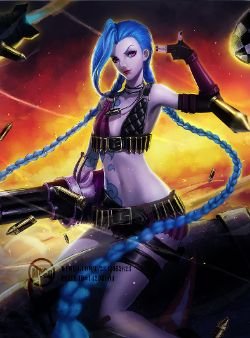 Jinx by MбGu HD Wallpaper Fan Art Artwork League of Legends lol