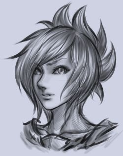 Riven Portrait by sunnyrays HD Wallpaper Fan Art Artwork League of Legends lol