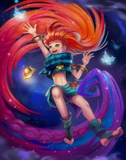 Zoe by alesya_lukyanenko HD Wallpaper Background Fan Art Artwork League of Legends lol