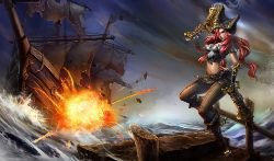 Classic Miss Fortune Splash Art Chinese League of Legends Artwork Wallpaper lol