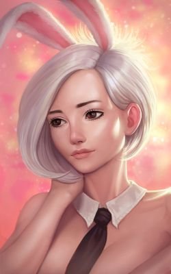 Riven Portrait by domeano HD Wallpaper Fan Art Artwork League of Legends lol