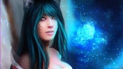 Ahri by MagicnaAnavi (2) League of Legends Artwork Wallpaper lol Fan Art
