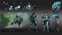 Taric Redesign (Skin Concept) by Ariss18 HD Wallpaper Fan Art Artwork League of Legends lol